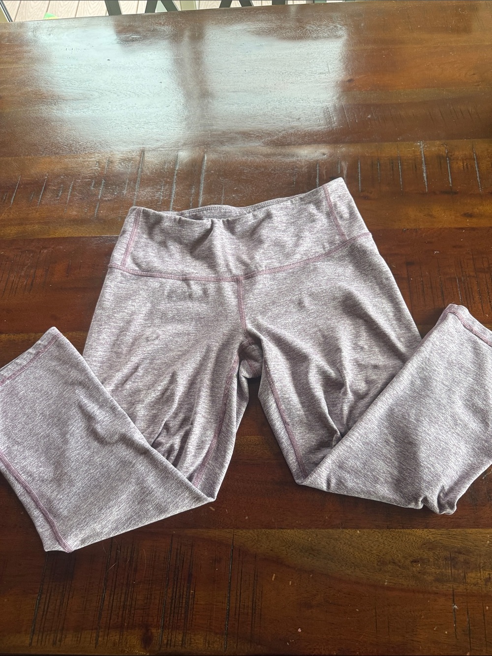 Patagonia Girls' Heathered Mauve/Pink Performance Leggings